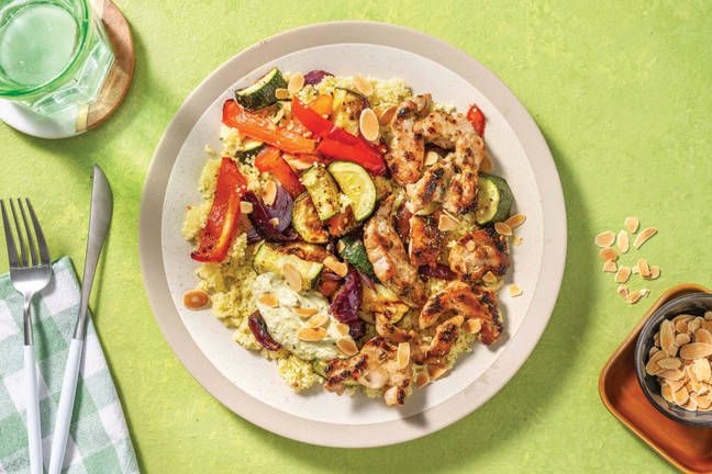 Mediterranean Pork & Creamy Pesto