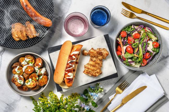 Mississippi Style BBQ Chicken and Smoky Sausages in Buns