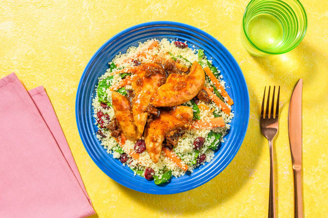 SuperQuick Moroccan Chicken Bowls