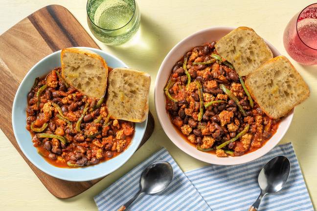 Peri Peri Pork and Black Bean Stew