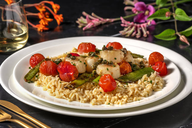 Lemon Caper Scallops