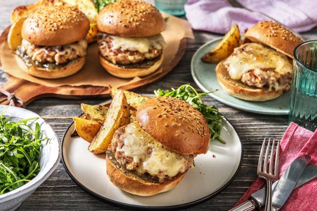 Pork & Apple Burger
