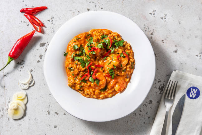 Prawn and Tomato Risotto