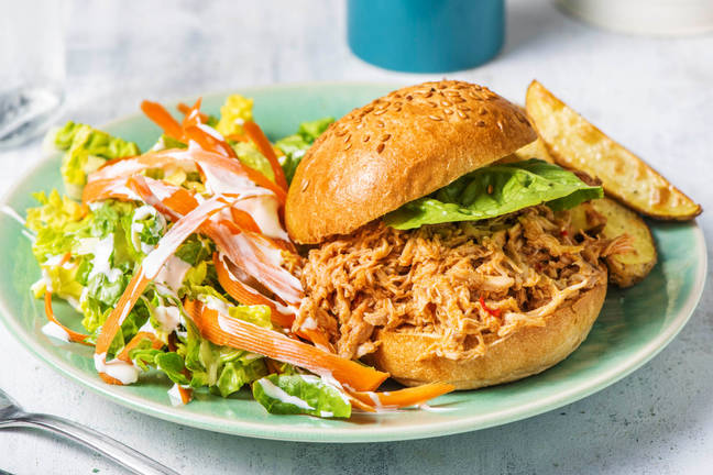 Pulled Chicken Burger