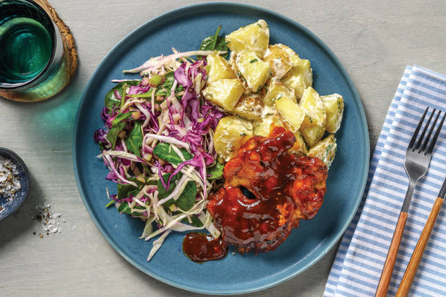 Quick BBQ Chicken & Herby Potato Salad