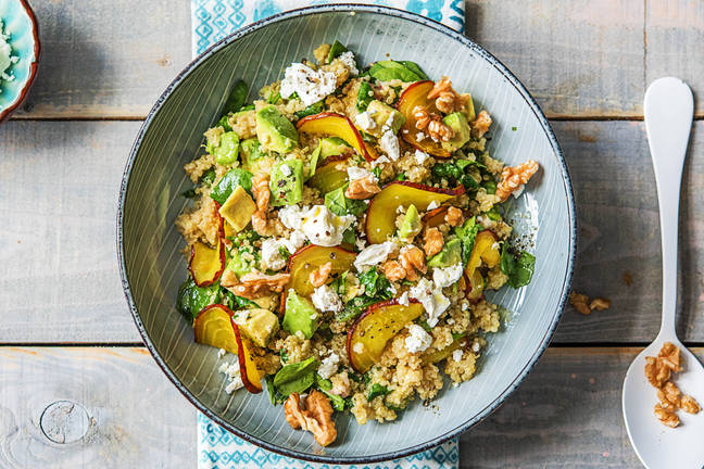 Quinoa met geroosterde gele biet