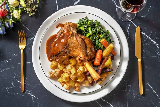 Red Wine Glazed Lamb Shank