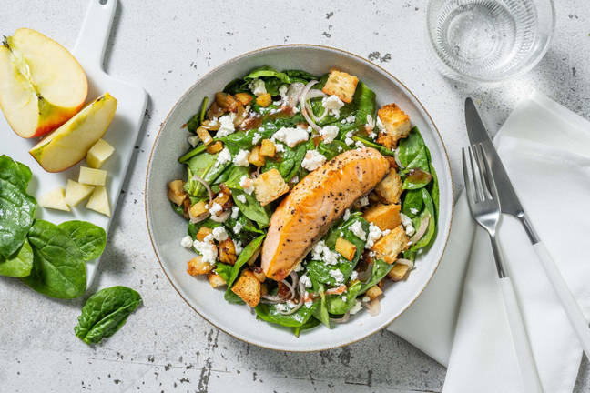 Cal Smart Salmon and Apple Salad