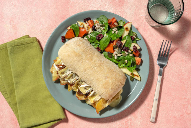 Buttery Apple and Brie Melts