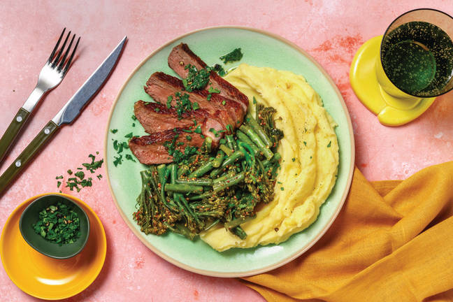 Seared Beef Rump & Baby Broccoli