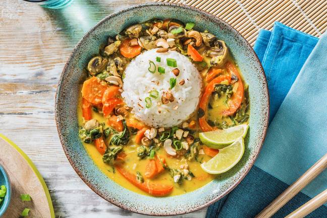 Selbst gemachtes Kokoscurry