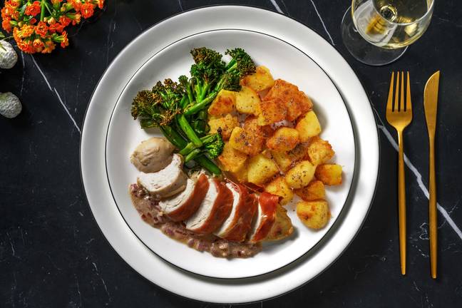 Serrano Ham Wrapped Chicken Breast