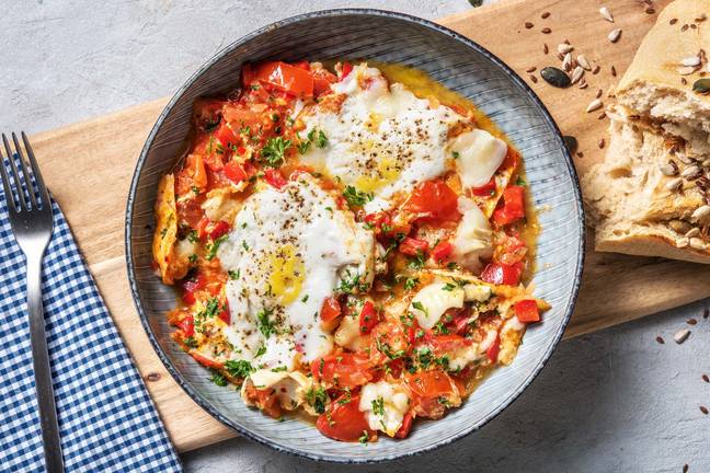 Shakshuka met geitenkaas