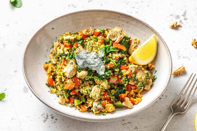 Shawarma Turkey Pilaf