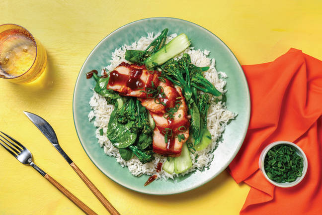 Sichuan Roast Pork Belly & Baby Broccoli