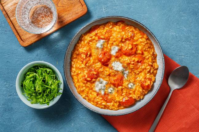 Super Cheesy Oven-Baked Tomato Risotto