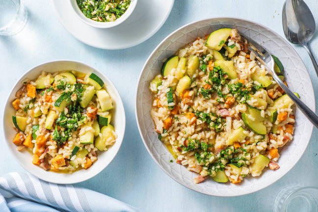 Sweet Potato and Pancetta Risotto