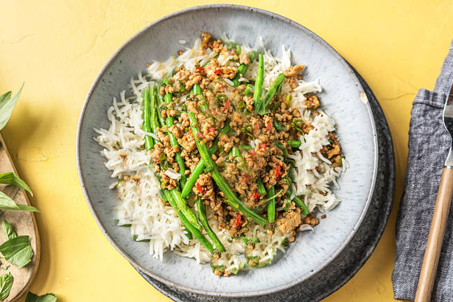Thai Style Pork Rice Bowl