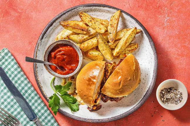 Turkey and Caramelized Onion Patty Melt