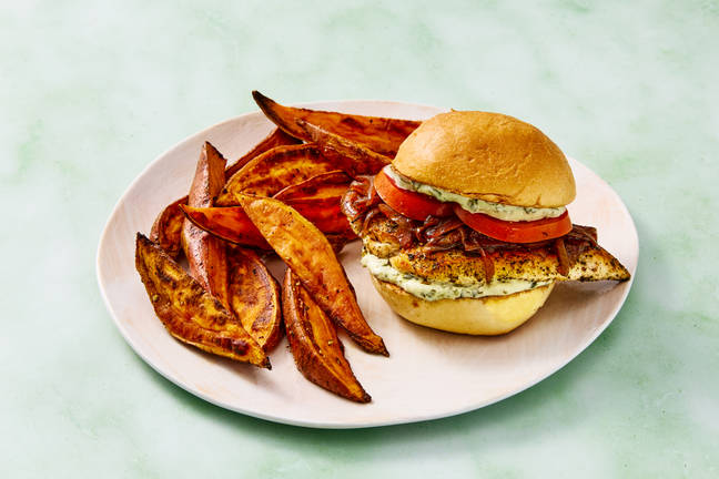 Herby Chicken & Caramelized Onion Sandwiches