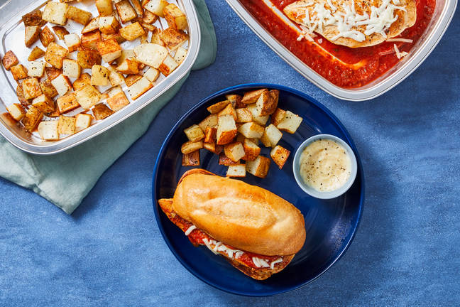 Prep & Bake Saucy Chicken Mozz Sandos