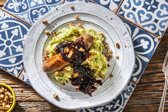 Brandt&Levie varkensworst met broccolipuree