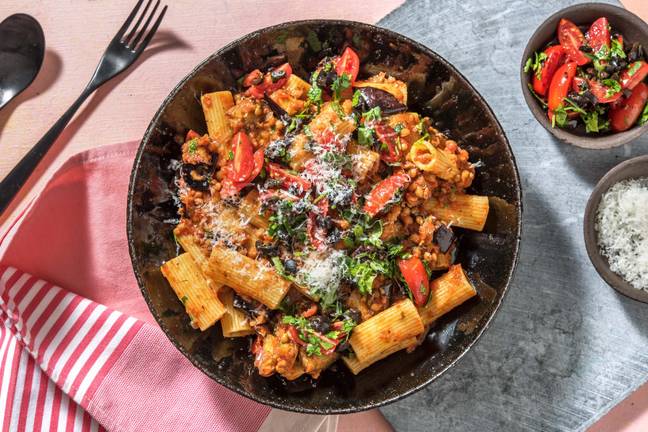 Veggie Rigatoni Bolognaise