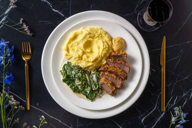 Walnut Crusted Lamb Steak