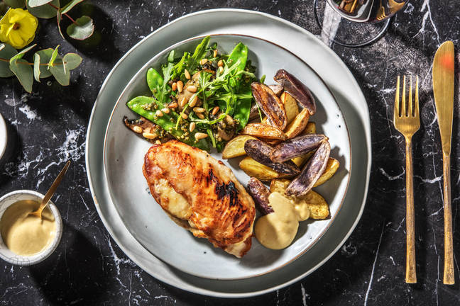 Zelfgemaakte kip cordon bleu