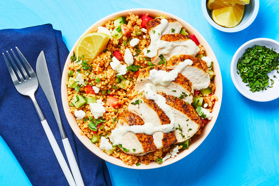 Chicken Tabbouleh Bowls