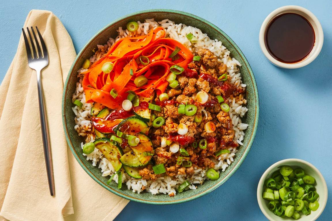 Pork & Zucchini Bibimbap