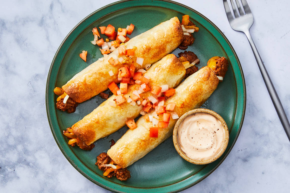 Beef Flautas Supreme
