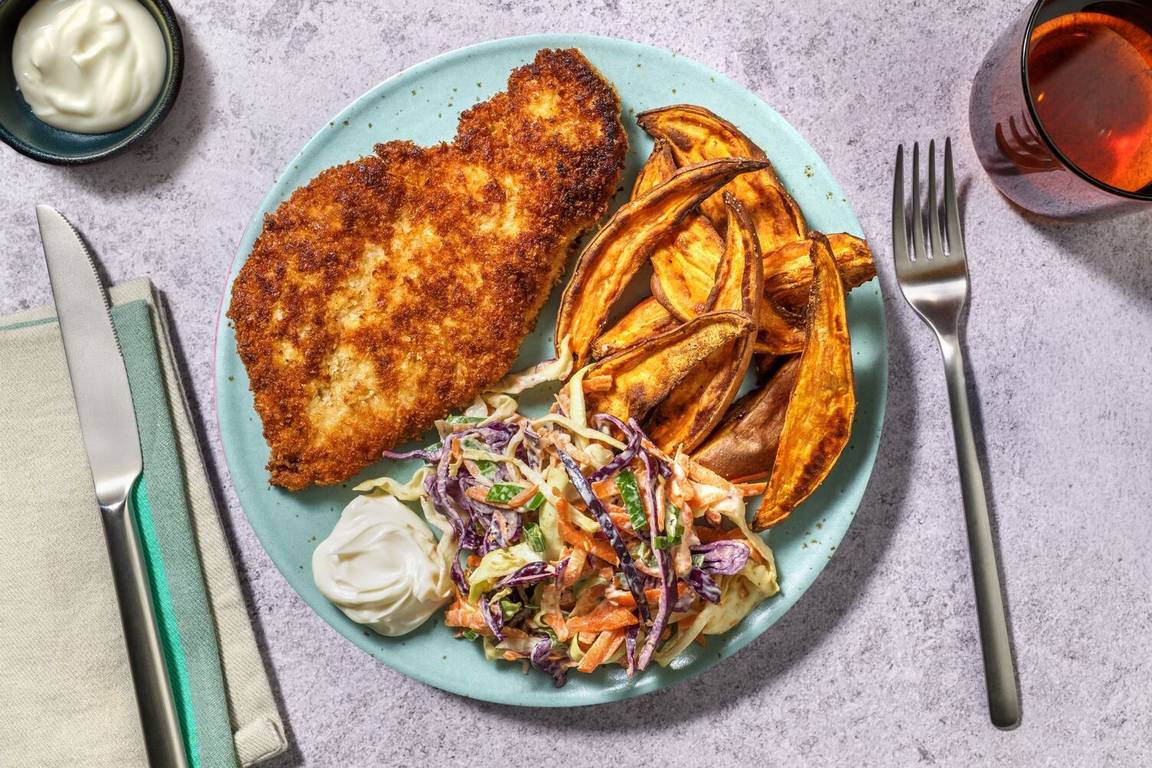 Homestyle Spiced Chicken Schnitzel