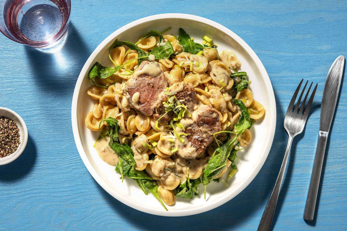 Carré de porc & sauce au romarin