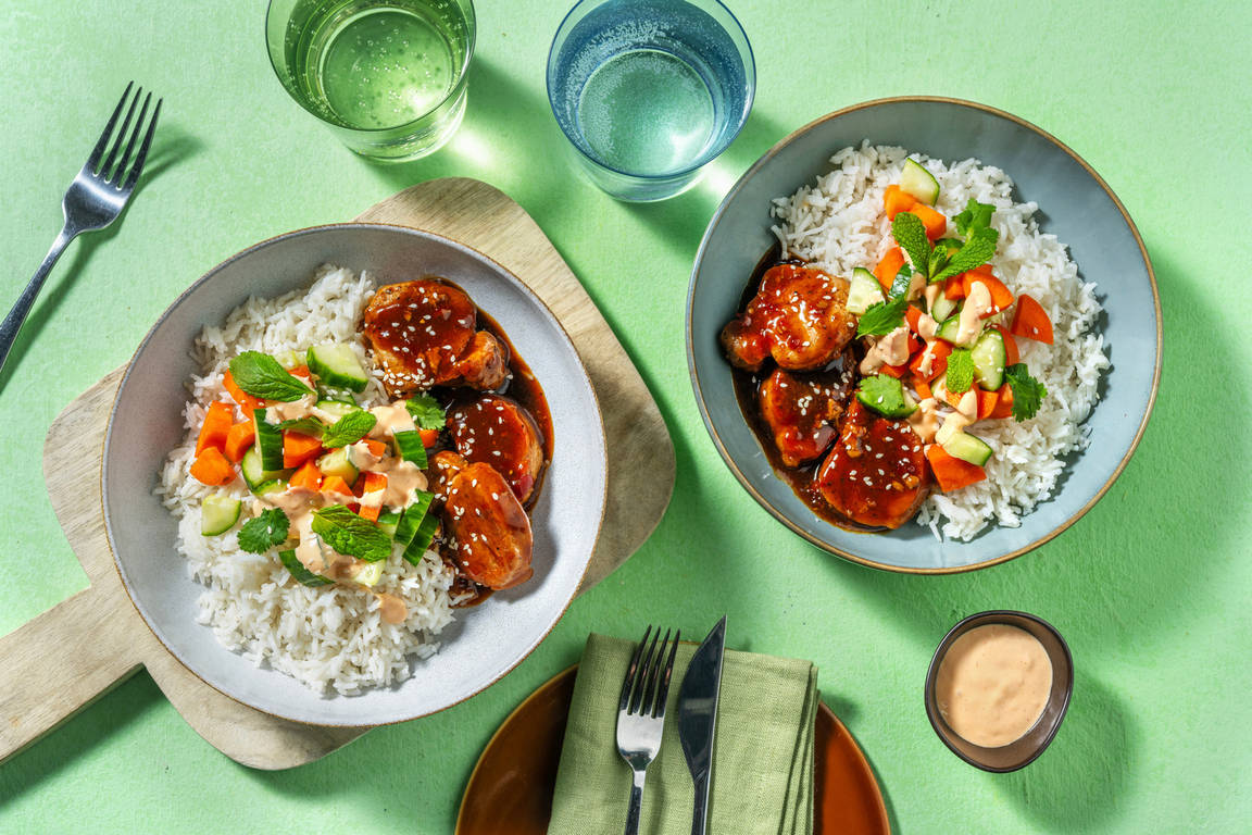 Banh mi-inspirerad fläskbowl
