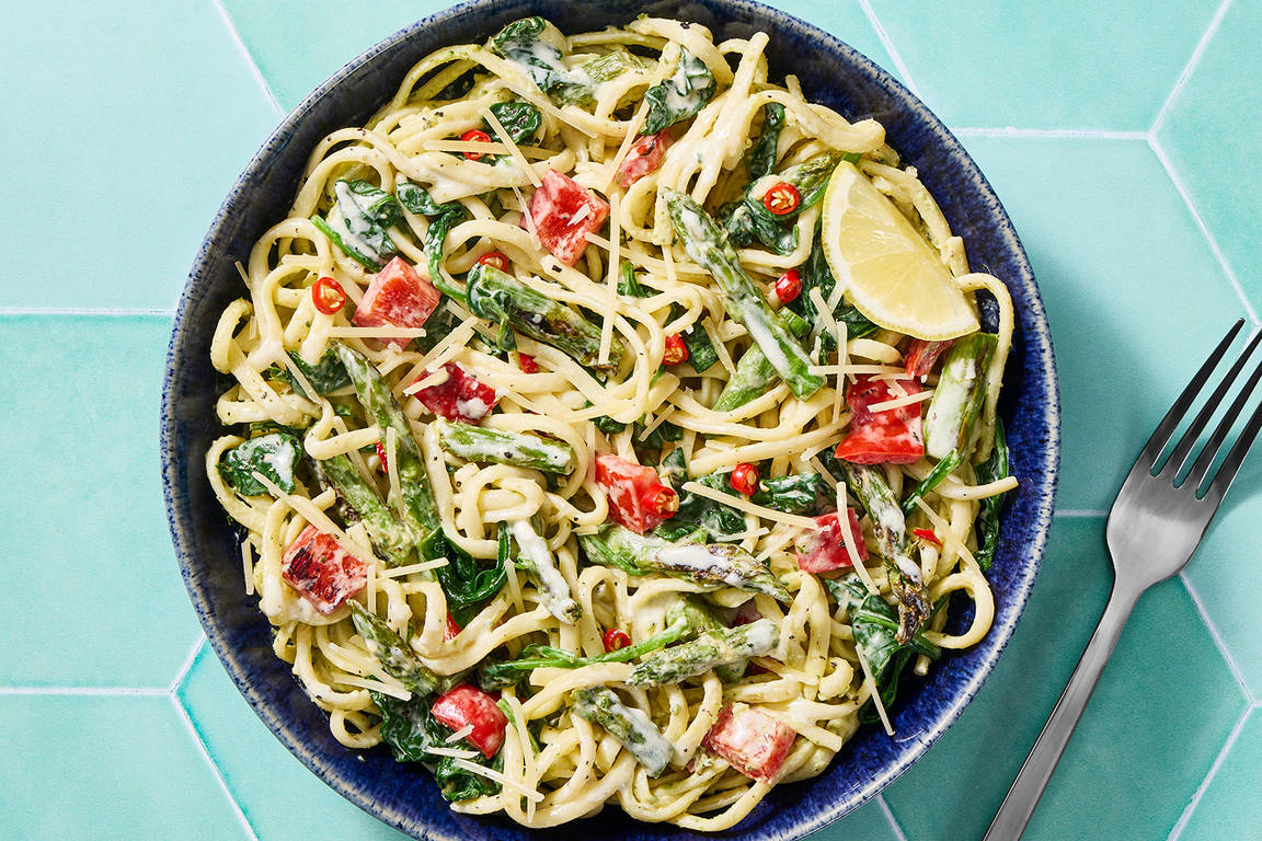 Asparagus and Lemon Linguine