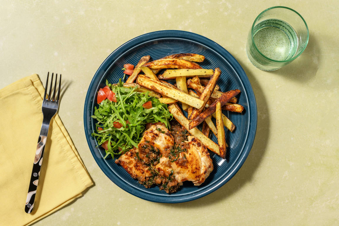 Pan-Fried Garlic Butter Chicken Thighs