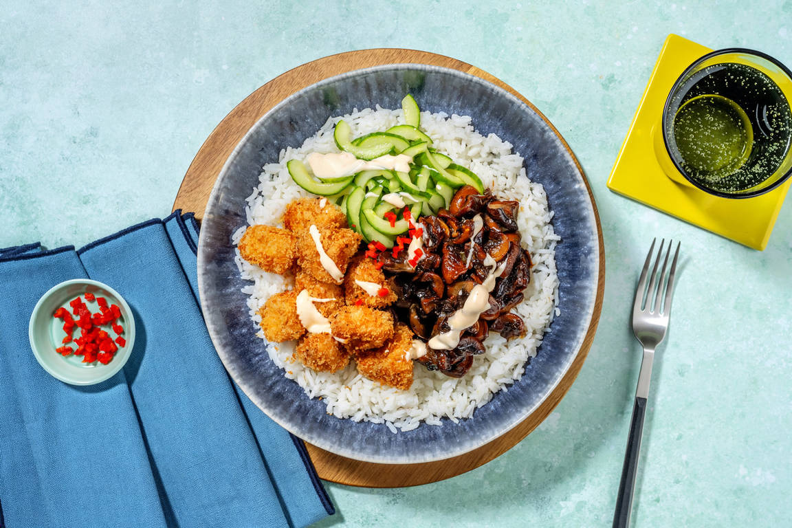 Asian Crumbed Chicken Bowl