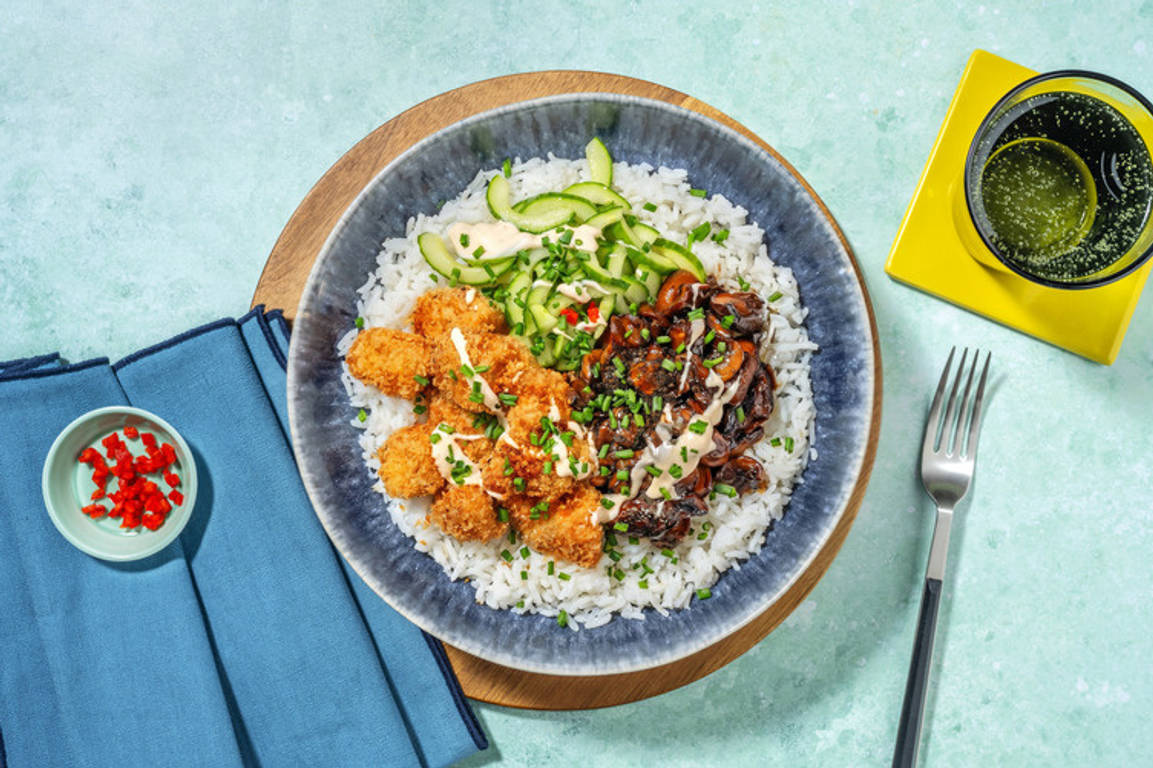 Asian Crumbed Chicken Bowl
