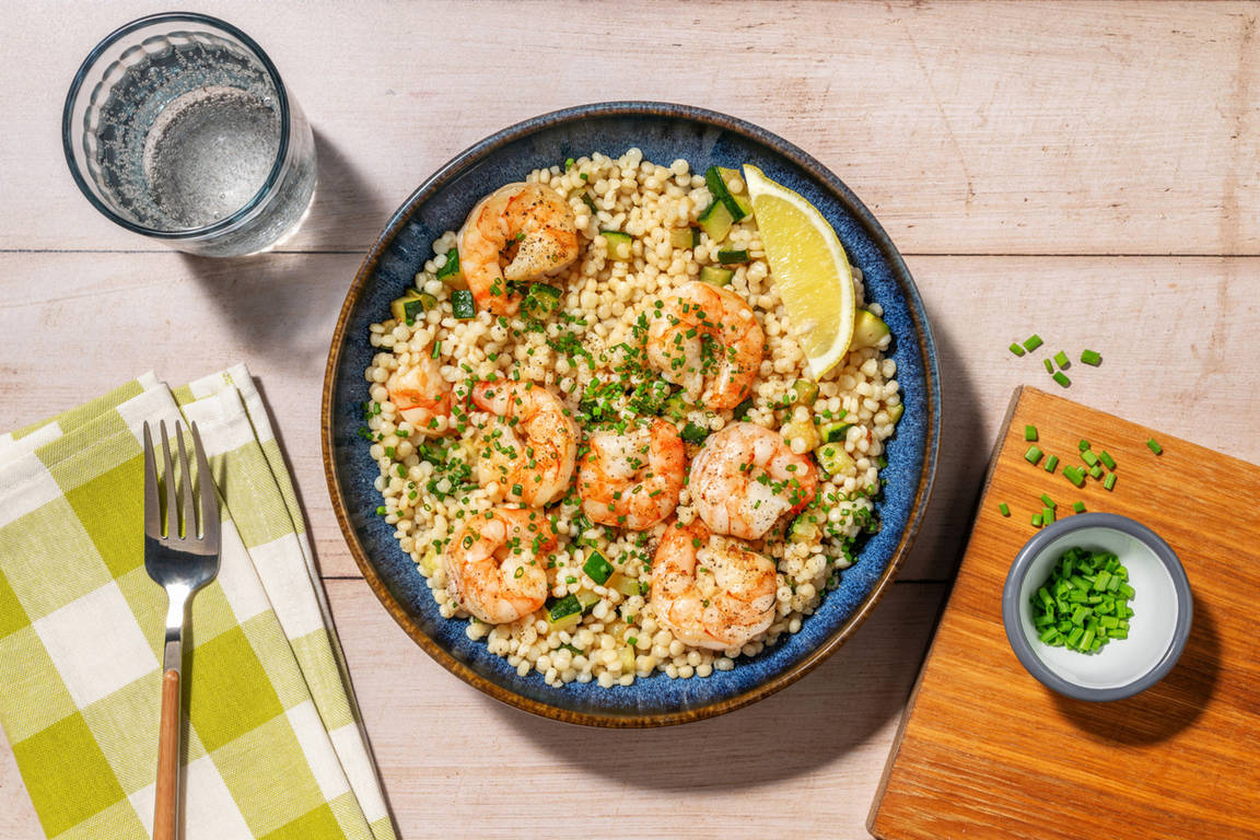 Couscous perlato di mazzancolle stile 'fregula'
