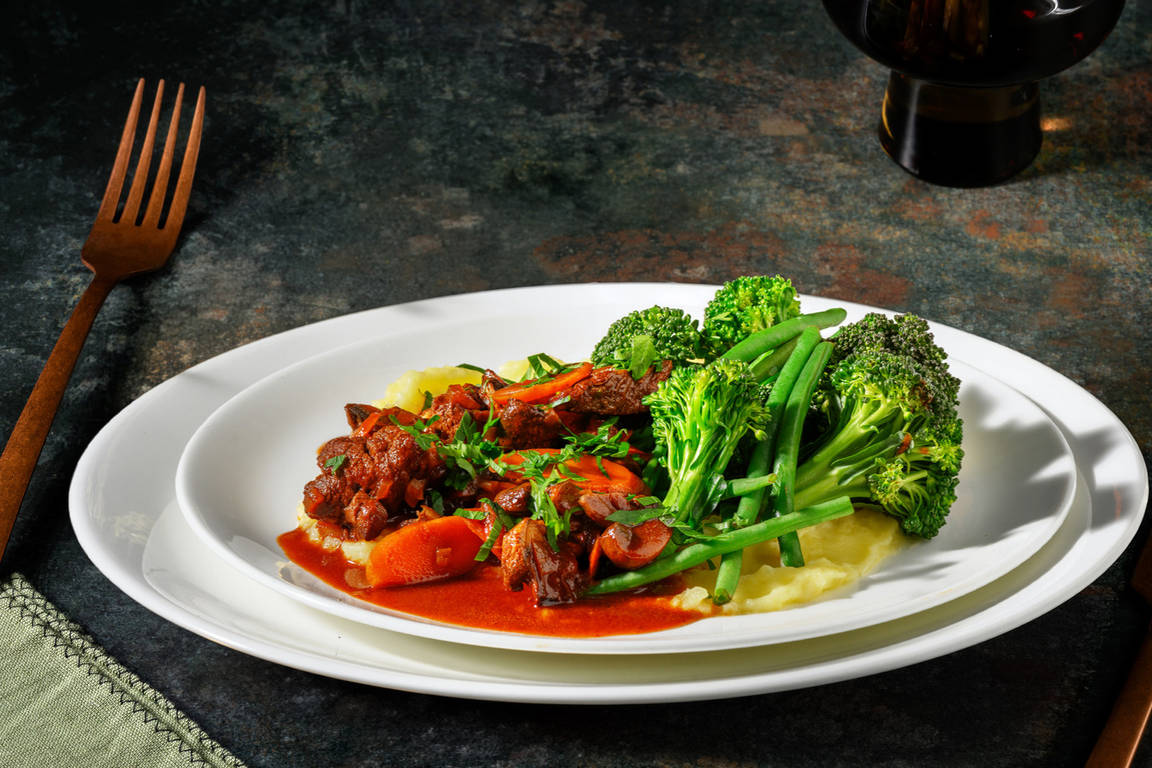 Beef Brisket Bourguignon & Potato Mash