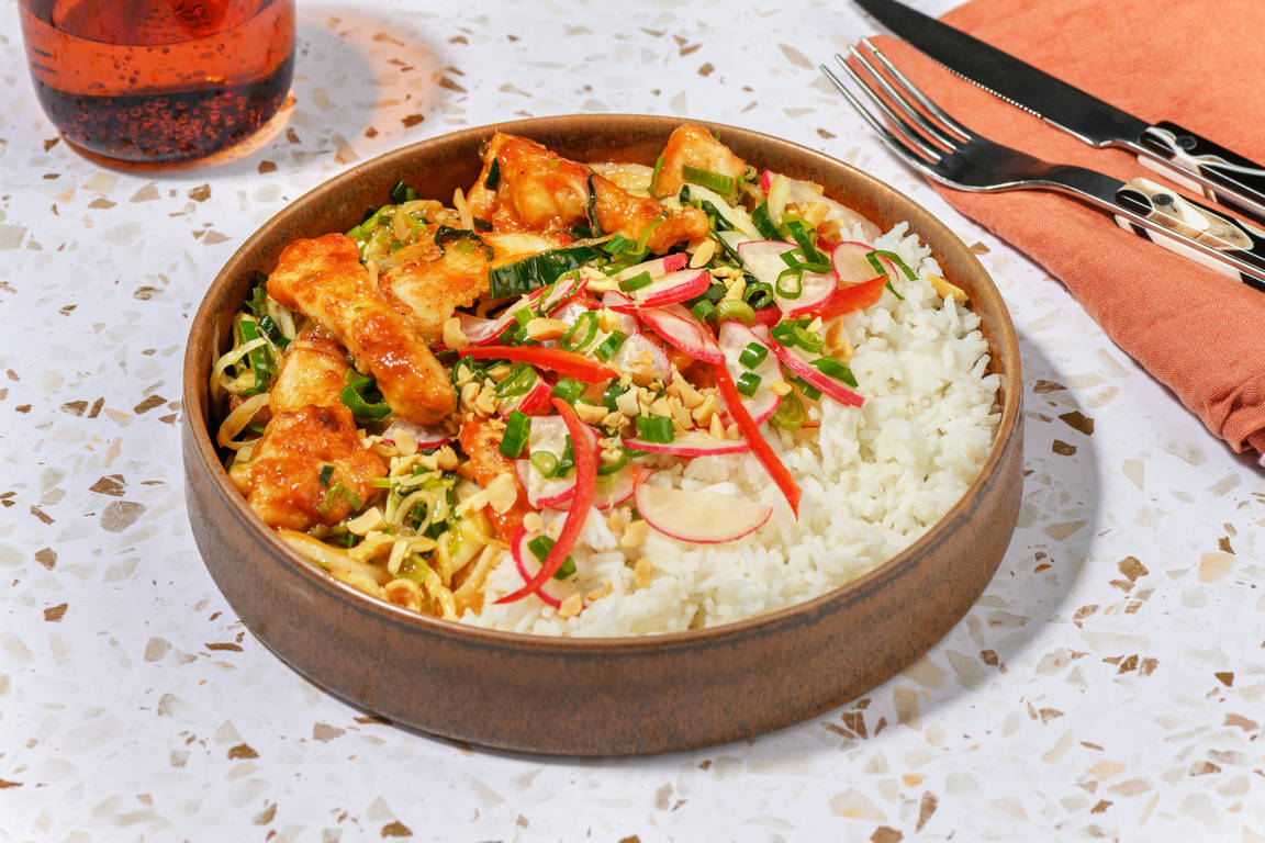 Rask og spicy kyllingwok