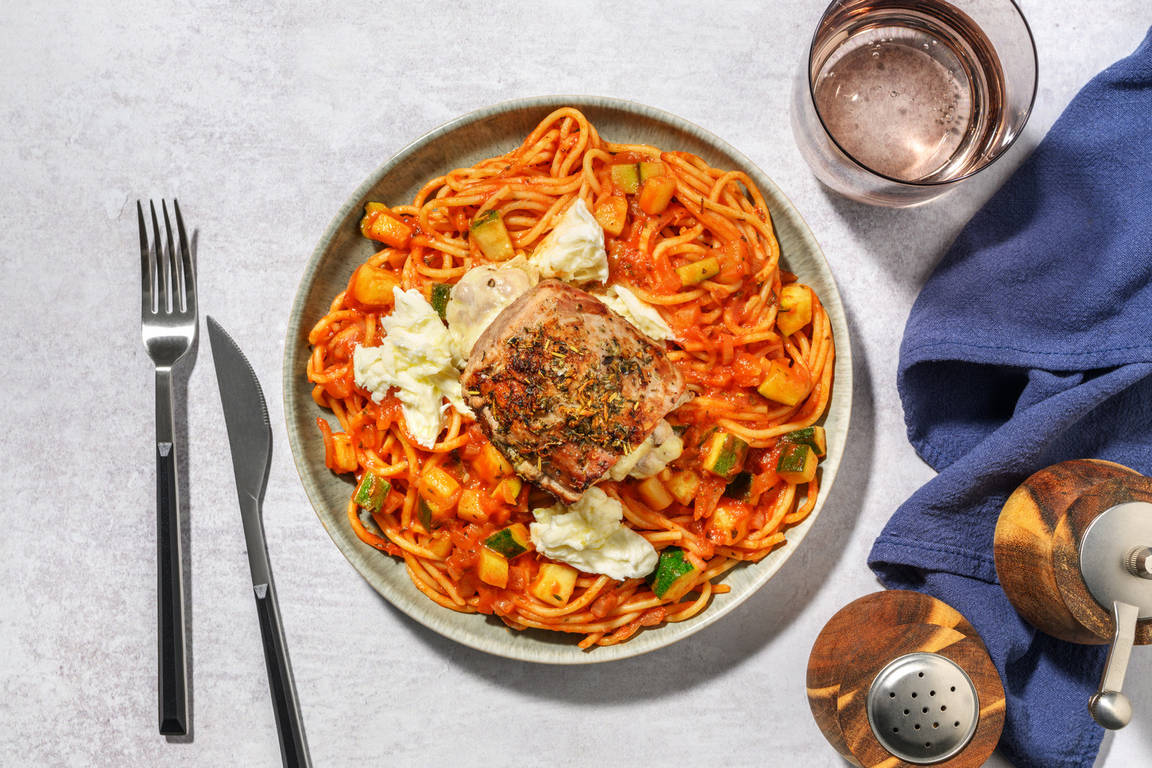 Pork Tenderloin with Mozzarella