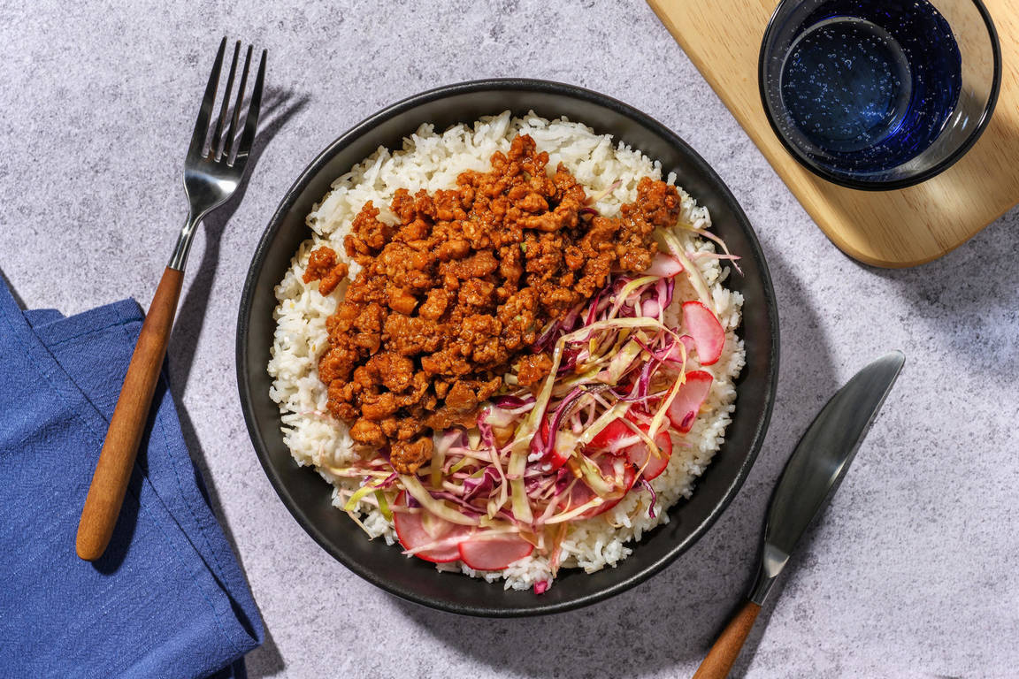 Vietnamese-Style Caramelised Beef & Rice Bowl
