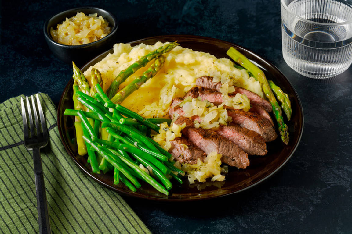Roast Beef Tri-Tip & Thyme Butter Sauce