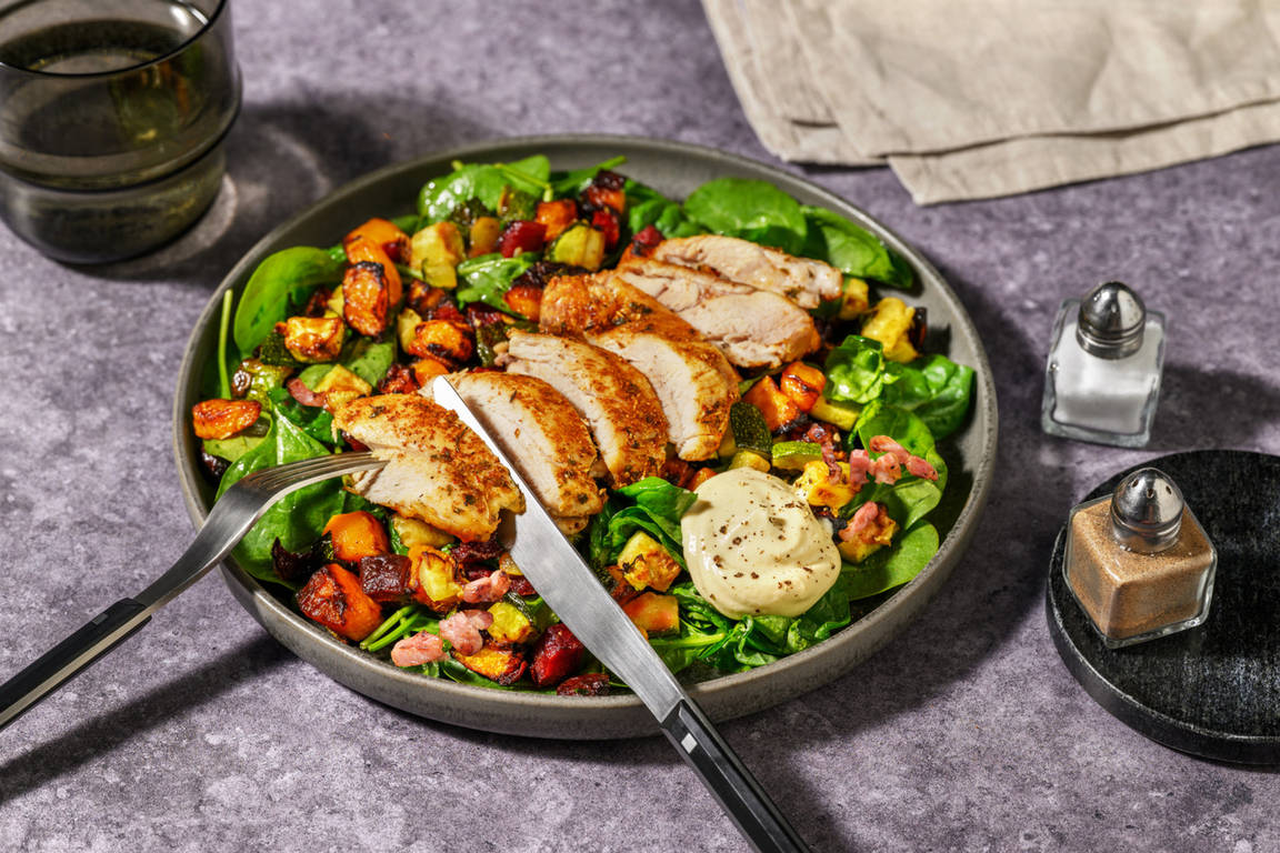 Easy Aussie Chicken & Bacon Veggie Medley