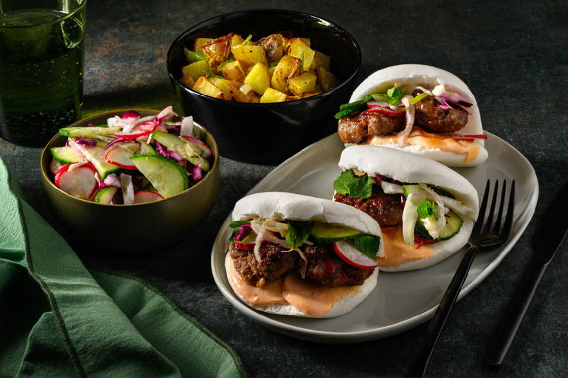 Deluxe Sweet Chilli Beef Bao Buns