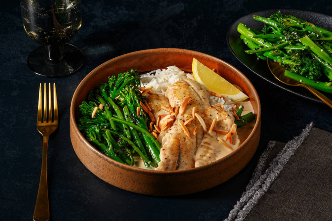 Pan-Seared John Dory & Sesame Greens