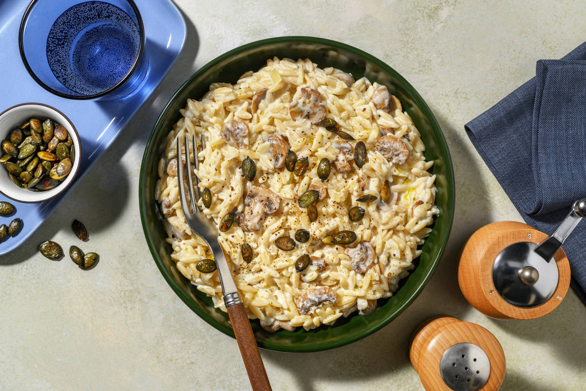 Orzotto forestier & graines de courge