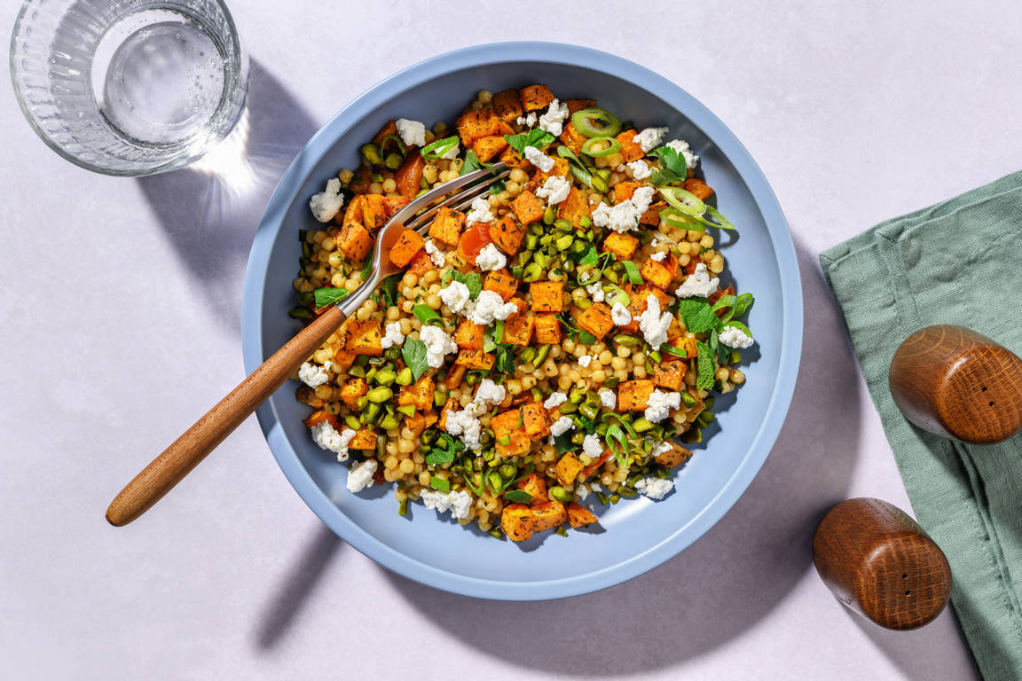 Bowl Levantin : patate douce rôtie & pistaches